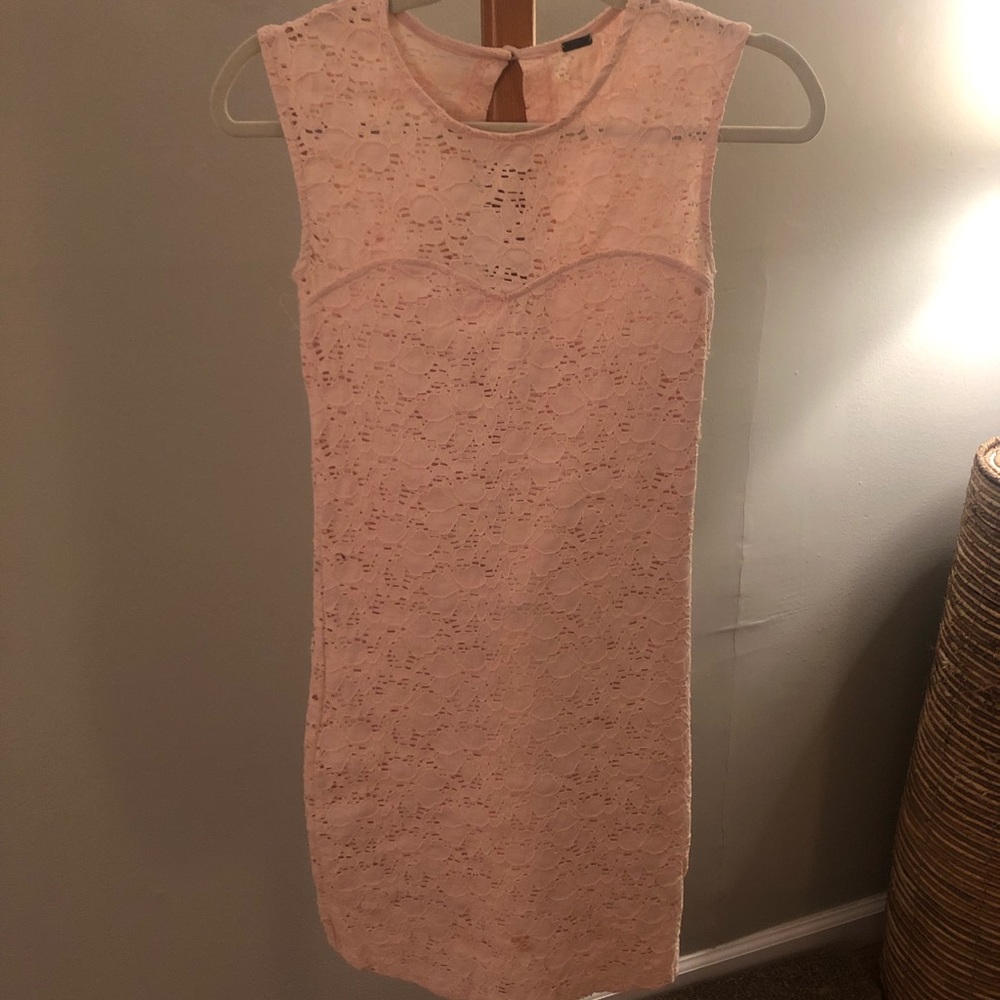 Pink lace Poof dress